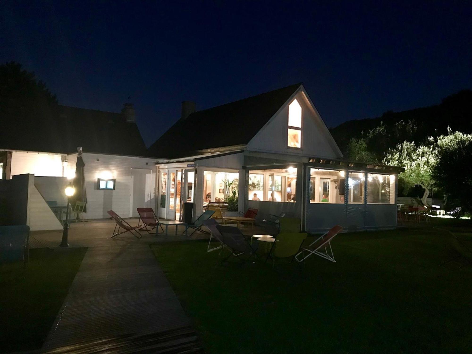 Hotel La Sapinière Saint-Laurent-sur-Mer Esterno foto