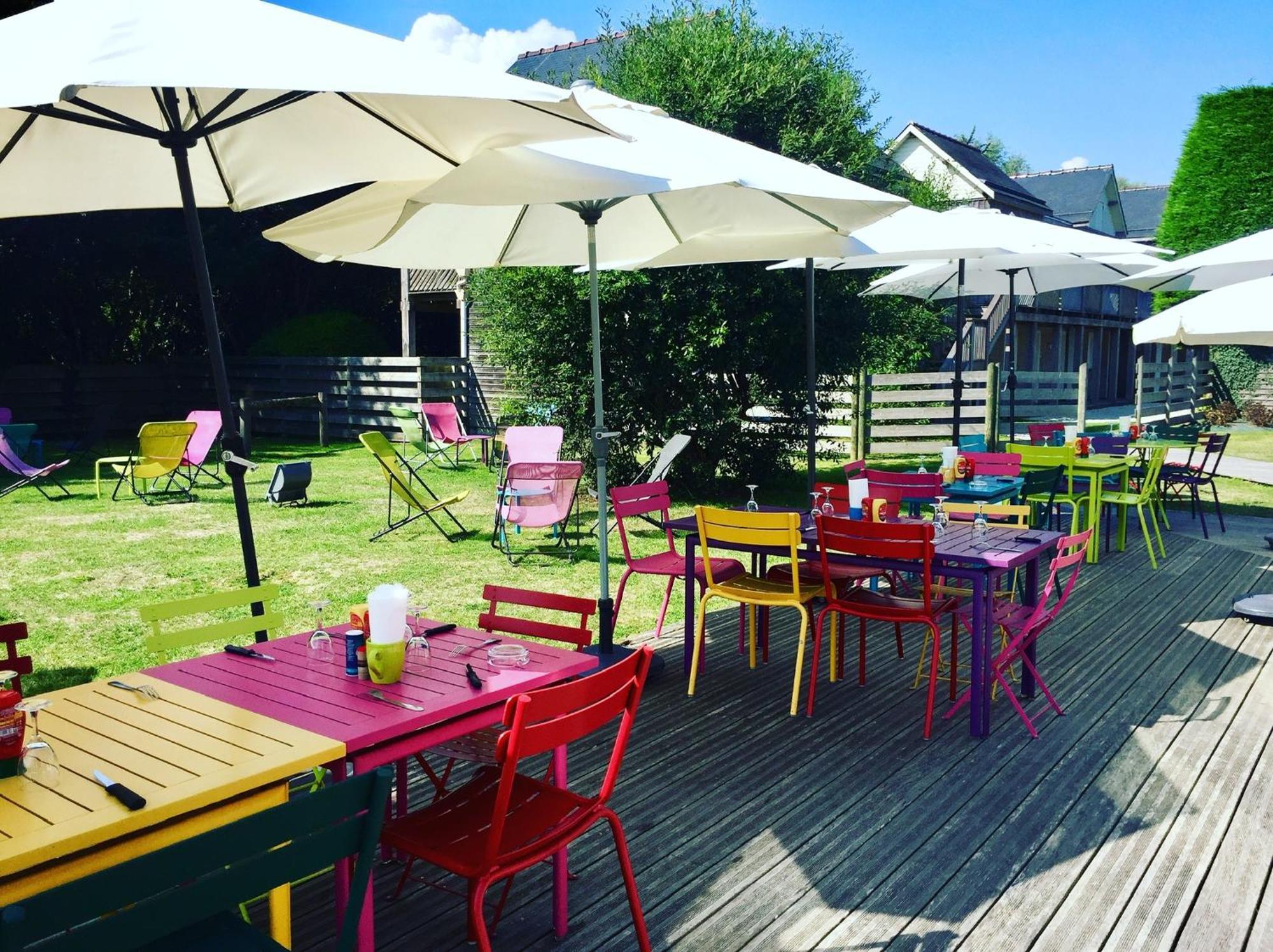 Hotel La Sapinière Saint-Laurent-sur-Mer Esterno foto